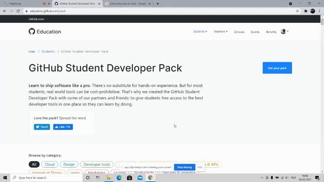 How to get student developer pack | How to get canva pro for free