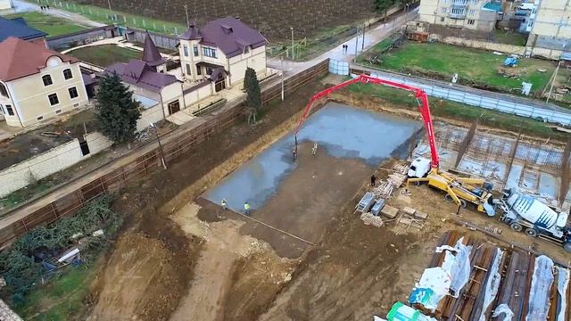 Заливка основания под плиту фундамента 3 корпуса ЖК "Звездный Город" смотреть онлайн