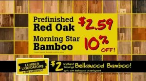 TV Commercial - Lumber Liquidators Sale - May 2014 - Laminate & Vinyl Flooring