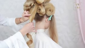 Восточный Хвост. Свадебная прическа | Анна Комарова