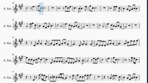 Alto Sax Sheet Music: How to play Save Your Tears by The Weeknd