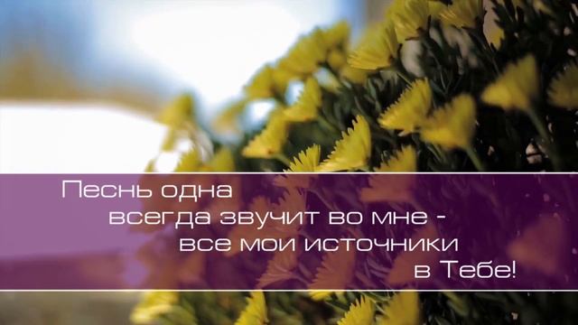 ц. Слово Благодати. Все мои источники в Тебе смотреть онлайн