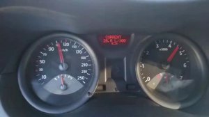 Разгон меган 2 1.6 с кпп JR5 102 до 100 км/ч (кпп от дизеля).