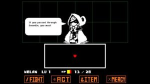 Undertale Red -  Pacifist - Boss battle