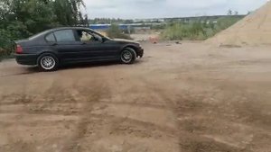 дрифт BMW e46 1.9 красиво