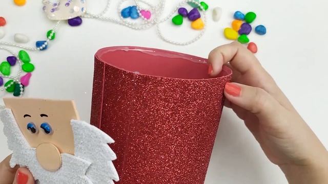 ПОДАРОЧНАЯ КОРОБОЧКА из пластиковой бутылки своими руками/ ДЕД МОРОЗ своими руками / ИдейкиЗаКопейк