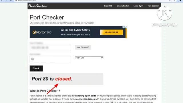 Port80 Port Forwarding || Port80 3389 Port Open Tanda Modem|| Port Forwarding ...
