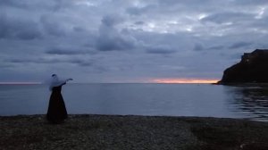 Сольный чеченский женский лирический танец, исполняет Беляева Анжела. сьемка 29.10.2022 Архипка.