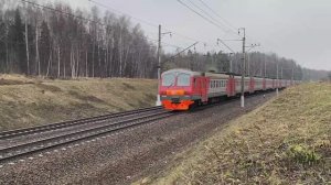 Электропоезд ЭД4М-0261, перегон Пушкино - Софрино