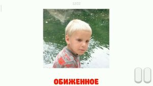 Карточки Домана Глена 2. ТЕМА : ВЫРАЖЕНИЕ ЛИЦА