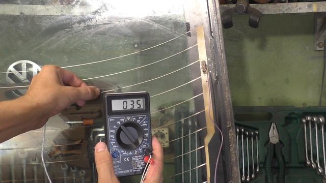 Быстрый ремонт обогрева заднего стекла своими руками! смотреть онлайн