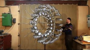 ???Кинетическая скульптура Океан Умелец сделал  медитативную кинетическую скульптуру