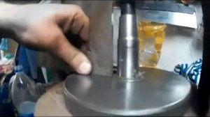 Запрессовка цапфы коленвала JAWA