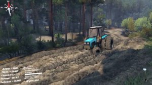 Spintires. Мод трактор беларус.