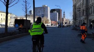 На фэтбайке по Москве! (Outleap titan expert) Экскурсия по Москве на велосипедах от Андрея Едунова.