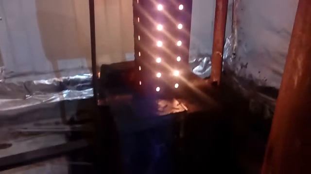 Самая простая и надёжная печь на отработке!!! смотреть онлайн