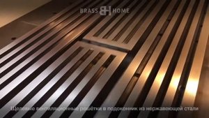 Щелевые вентиляционные решетки в подоконник из нержавеющей стали