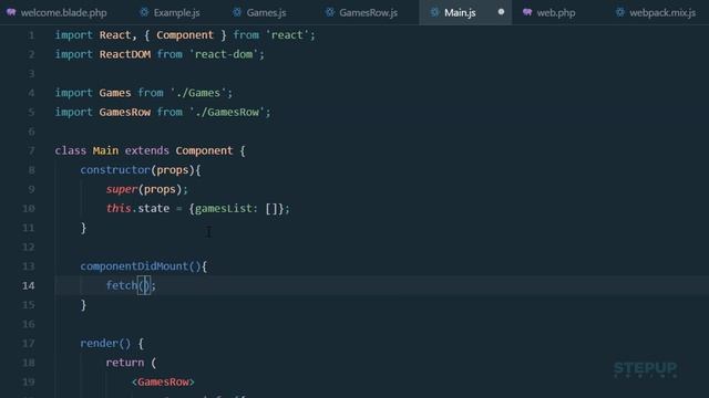 React Js Server-Side Rendering With Laravel - React Components (Part - 2/3)
