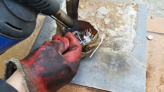 Как расплавить металл в домашних условиях!!! ??? смотреть онлайн