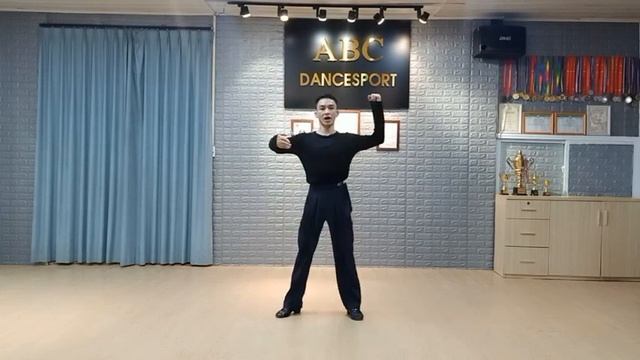 CHACHACHA bước shoulder to shoulder  ABC dance latin Chachacha Samba rumba Pasodoble jive