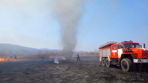 Огненный смерч в Хакасии