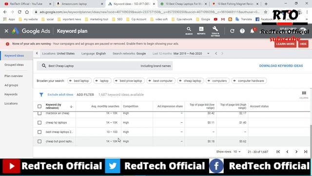 Google Keyword Planner For Amazon Affiliate Niche Idea | Amazon Affiliate Marketing Bangla смотреть онлайн