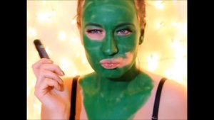 LESYA❤БОДИ- АРТ/GREEN GIRL/HALLOWEEN/АКВАГРИМ/BODY ART ❤ ВЫПУСК №6