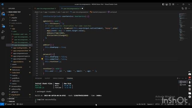 Debouncing in Angular and its use | debounceTime operator from rxjs | Mastering Angular Debouncing