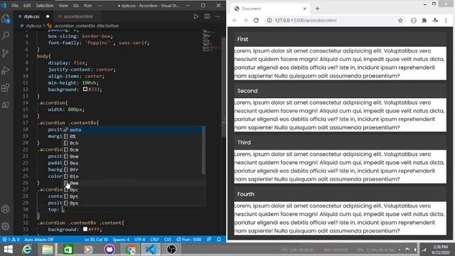 How to Create an Accordion using HTML CSS & JAVASCRIPT | Webdevlopment | webdesign