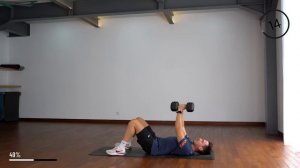 30 Min Killer Upper Body Dumbbell Workout for Toned Arms, Chest and Back