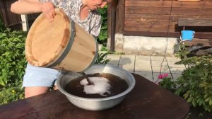 Подготовка дубовой кадки к использованию. Часть 2