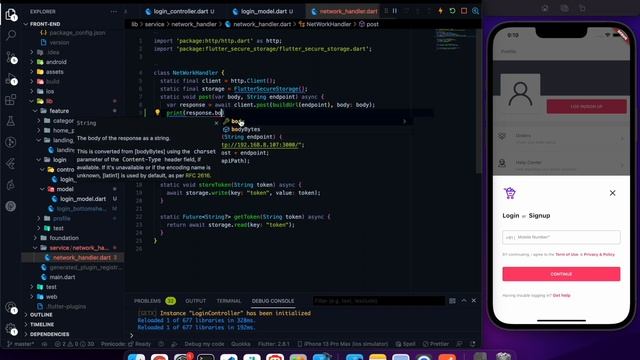 Flutter - Let's integrate login Rest API endpoint with GetX || GetX controller || Shopping App #15