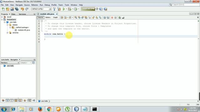 First Modular Program Execution with IDE | Java 9 | NetBeans смотреть онлайн
