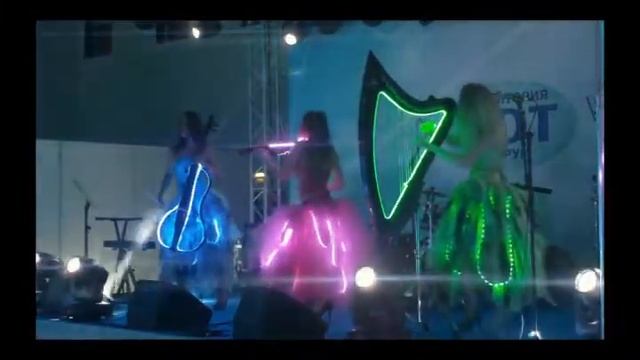 Музыкально-световое шоу-Звуковизуализация от Katrin Electro SHow смотреть онлайн