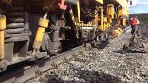 Подбивка пути на мосту Duomatic'ом 09 32 CSM