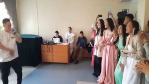 Кэскил Баишев поздравляет выпускников 50-го юбилейного выпуска РЛИ - РФМШ 26.06.2022 г.