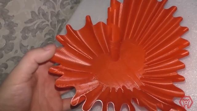?????Печать вазы на 3D принтере . Печать фигурной вазы на 3D принтере