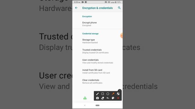 Entrust Root Root CA G2 Mode Enable on Android Phone