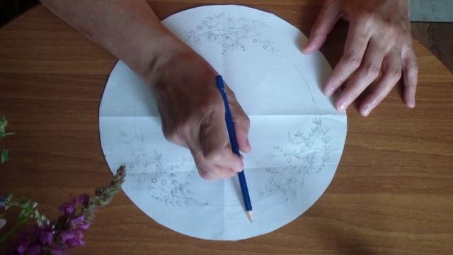 Вышивка полевого венка. Создание схемы.1 Embroidery field wreath. Creating a schema.1 смотреть онлайн