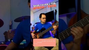 AFRICA - TOTO (Alejo Monroy BASS COVER AND TAB)