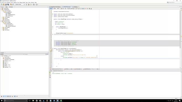 Java Tutorial - Swing Timer | ActionListener | SIMPLE смотреть онлайн