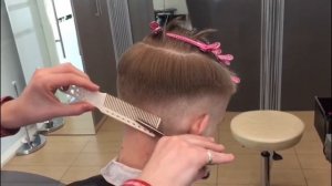 Как делать тушёвку, в мужской стрижке.