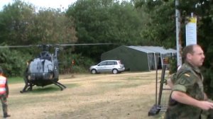 BO 105 der Bundeswehr startet in Oberursel