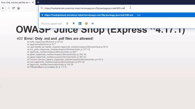 ★★★★ Forgotten Developer Backup (Sensitive Data Exposure) смотреть онлайн