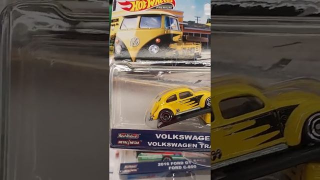 Hot Wheels Team Transport Car Culture Benz, Mustang, VW, & Ford GT