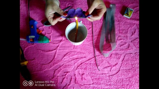 Грекул Л. М. - МК Цветок из полиэтилена смотреть онлайн