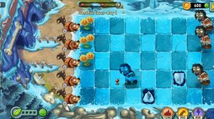 прохождение растения против зомби 2 (Ледяная пещера часть 1)