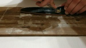 Ножны из кожи своими руками. Обьемная надпись. Тонкая кожа.