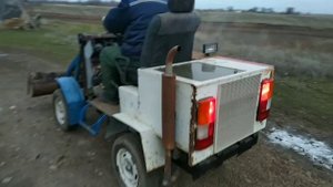 Мини погрузчик своими руками с переломкой и двигателем от ВАЗ 2101