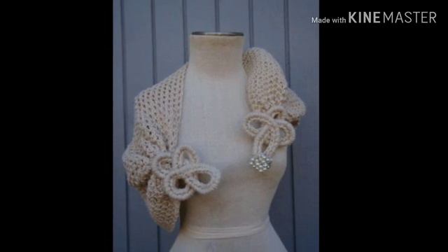 Урок 161. Накидки, бактусы, шарфы. Вязание крючком. смотреть онлайн